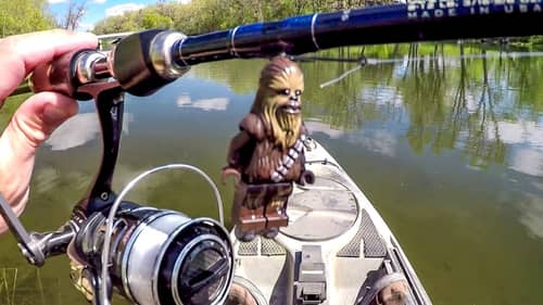 Fishing With Lego Chewbacca!