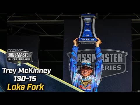 Trey McKinney wins 2024 Bassmaster Elite at Lake Fork with 130 pounds, 15 ounces