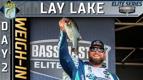 Weigh-in: Day 2 of Bassmaster Elite at Lay Lake