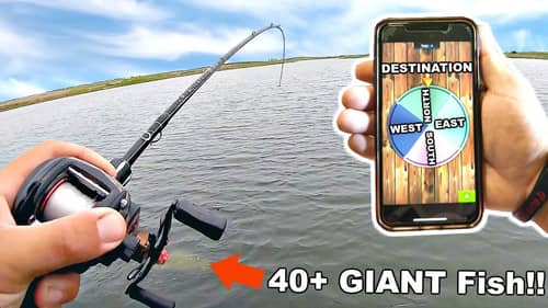 ROULETTE Fishing Trip CHALLENGE!!! I CAN'T BELIEVE this Worked!