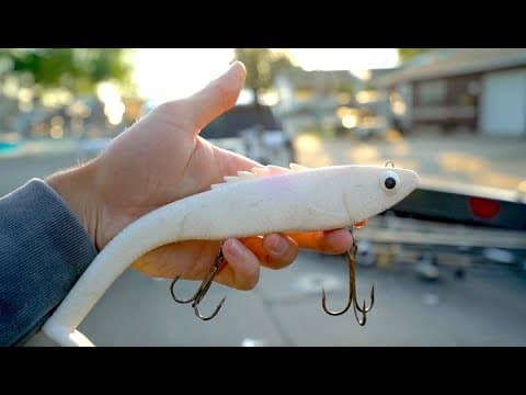Fishing With HUGE Lures For Vicious Fish
