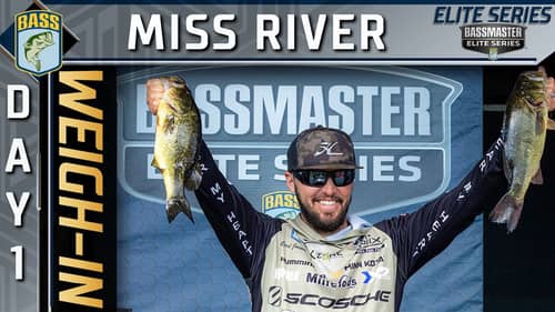 Weigh-in: Day 1 at the Mississippi River (2022 Bassmaster Elite Series)