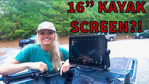 CHECK out THIS Kayak RIG! (16" SOLO screen!)