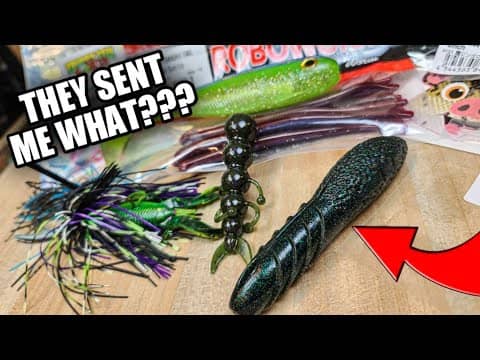 Subscribers Sent STRANGE Lures (Unboxing AWESOME Tackle)