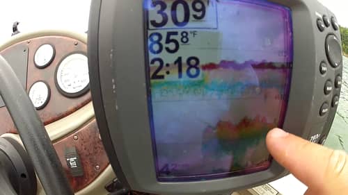 How to Read a Fish Finder (Finding the Thermocline and other things)