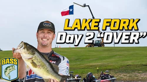 Tyler Rivet brings in an OVER on Day 2 at Lake Fork