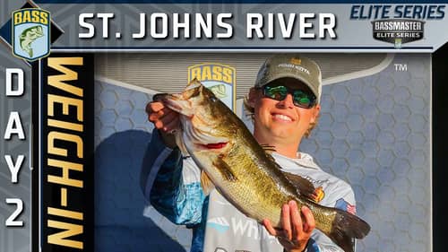 Weigh-in: Day 2 at the St. Johns River (2022 Bassmaster Elite Series)