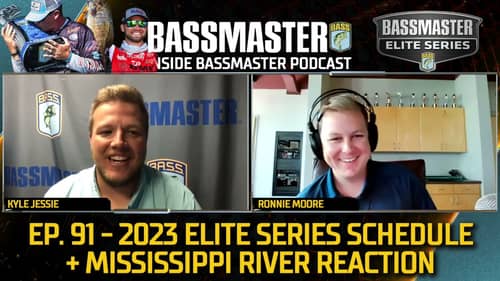 Inside Bassmaster Podcast E91 - 2023 Elite Series Schedule and Mississippi River reaction
