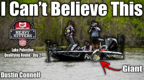 I LOST a GIANT BASS! MLF Heavy Hitters - Lake Palestine, TX - Day 2