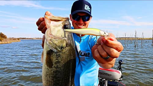 SPRING Jerkbait Fishing for BIG BASS! Tips To Catch More Fish!