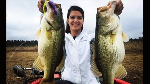 Liz Catches Twin Giants - Spro BBZ-1 Rat Bass Fishing