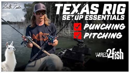 Feider's Texas Rig Setups for Bass | Punching vs. Pitching