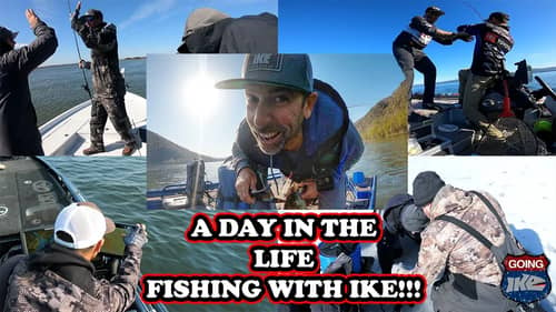 A Day in the Life fishing with IKE!!! | Broken Gear and SCREAMS!!