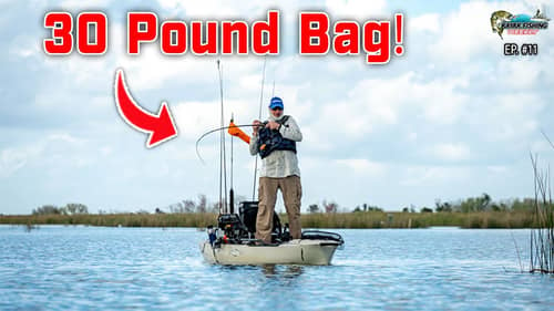TWO 13-Pound Bass in a Kayak Tournament?! (Hobie BOS Harris Chain Recap)