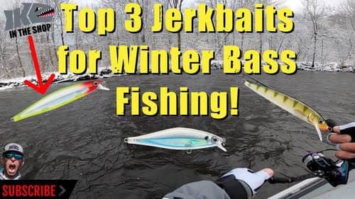 TOP 3 JERKBAITS for Winter BASS FISHING!!