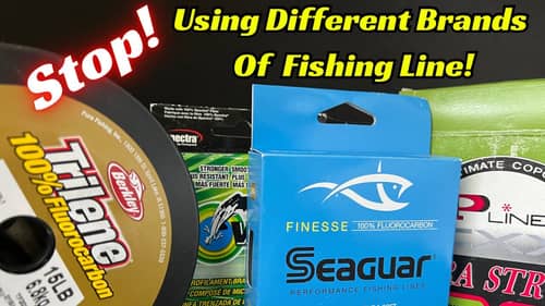 Stop Using Multiple Brands Of Line! It’s Affecting Your Fishing!