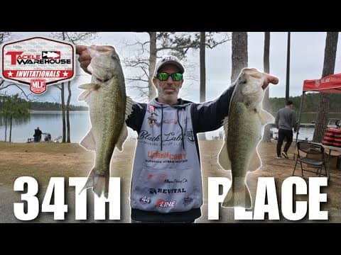 TOP 50 CUT the @MLF5official Invitationals on Clark’s Hill Lake (34th Place)
