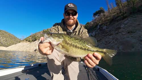 Hover Strolling Tightlining & Advanced Tactics for Suspended Winter Bass on Steep Bluff Walls