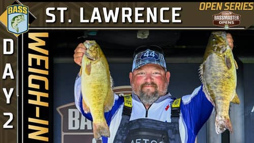 Weigh-in: Day 2 at St. Lawrence River (2023 Bassmaster OPENS)