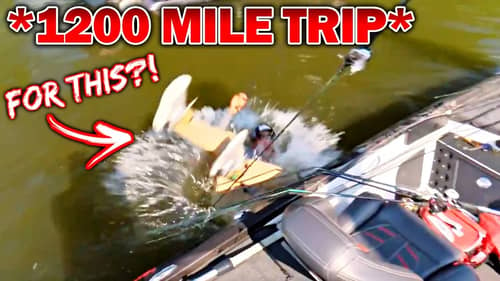 Traveling 1200+ Miles to Fish w/ MY IDOL!!! (UNBELIEVABLE)