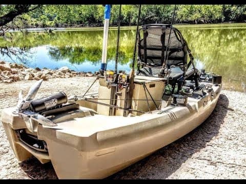 KAYAK FISHING the HOLSTON RIVER for SMALL MOUTH BASS  ||  NEW ANCHOR WIZARD ||