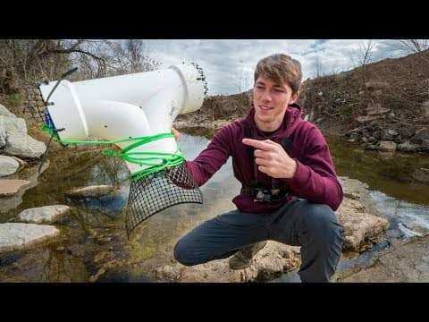 Trapping Creek Fish With HOMEMADE Trap! (Store bought VS. Handmade)