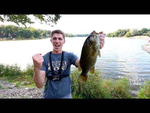 Smallmouth Bass Ate My Jig! -- Fishing Vlog