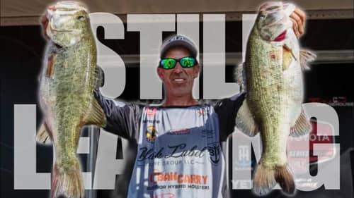 Still Leading Day 2 of the @MLF5official Toyota Series on Harris Chain w/ 24LBS 9OZ