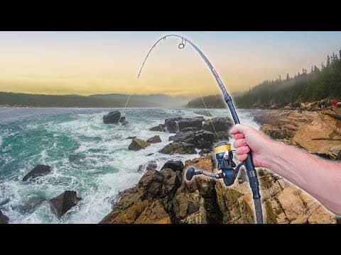Fishing On The Ocean Cliffs!