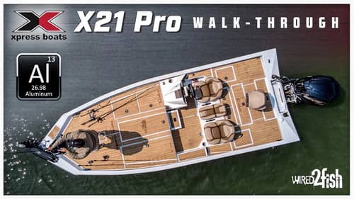 2022 Xpress Boats X21 Pro Fishing Boat Walkthrough