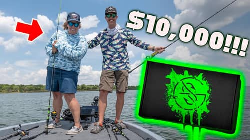 Fishing with $10,000 Googan Bundle Owner!