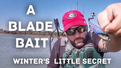 Bass Fishing with a Blade Bait - Winter Fishing's Best Kept Secret.