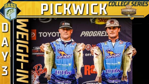 Weigh-in: Day 3 of 2023 Bassmaster College National Championship at Pickwick Lake