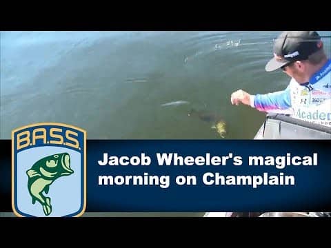 Jacob Wheeler quickly catches a limit on Lake Champlain