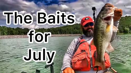 Baits and Lures for July - Bass Fishing
