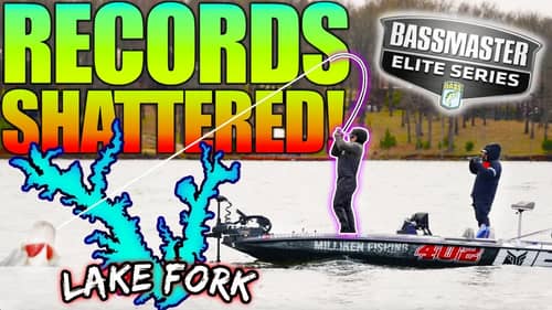 Catching My BIGGEST BASS EVER in a Tournament! (Elite Series Lake Fork - Day 1)