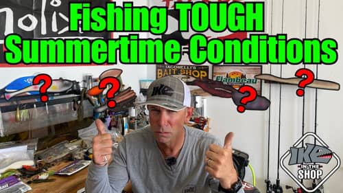 How to Bass Fish in TOUGH Summertime Conditions!! (NEED to Know!)