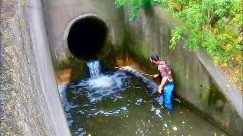 FISH of a LIFETIME in a STORM SEWER!! (UNEXPECTED)