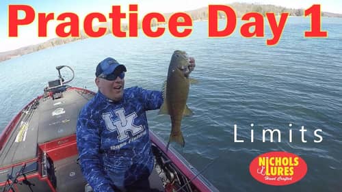 Spring Bass Tournament Practice Day 1 on Watts Bar Lake | Limits