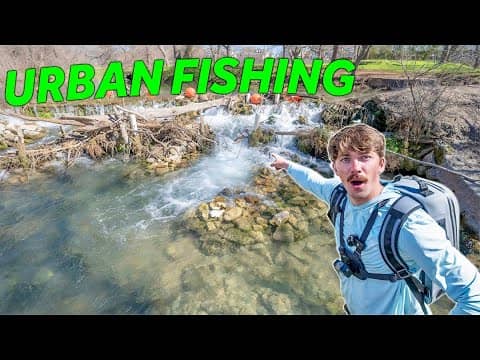 Exploring a Hidden Fishing Oasis in the City!