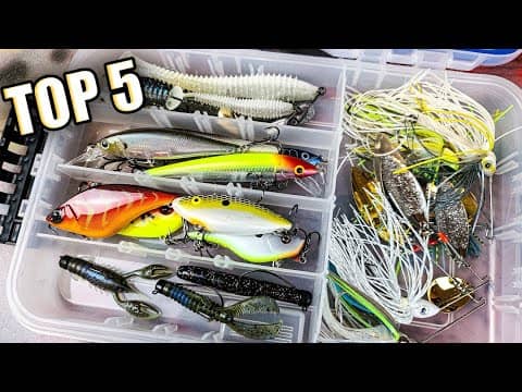 My TOP 5 Spring Bass Fishing Lures (When, Where, and Why!)