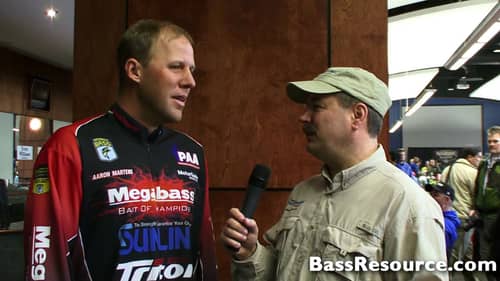 Aaron Martens Exclusive Interview - Bass Fishing