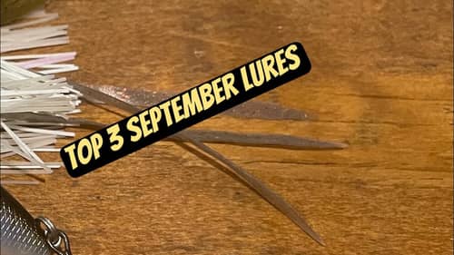 September Bass Fishing…The 3 Most Consistent Lures/Approaches