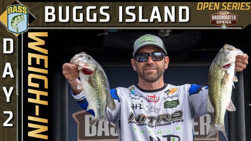 Weigh-in: Day 2 at Buggs Island (2023 Bassmaster OPENS)