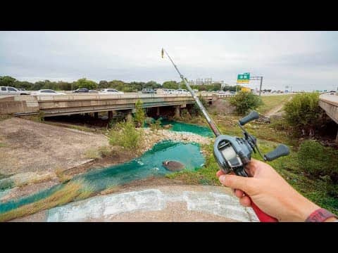 Highway Creek Fishing Challenge -- Urban Bass Action