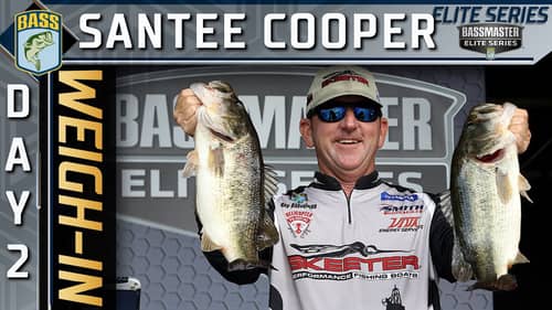 Weigh-in: Day 2 of Bassmaster Elite at Santee Cooper
