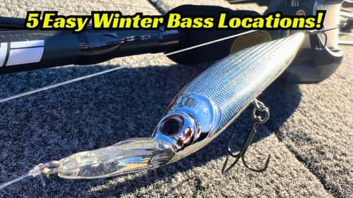 5 Easy Wintertime Locations To Catch Bass!