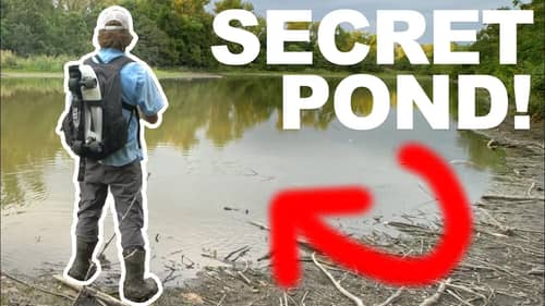 This HIDDEN POND was Awesome!!! (Secret Spot)