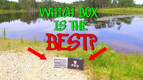 Lucky Tackle Box vs Mystery Tackle Box - July 2017 BATTLE OF THE BOXES