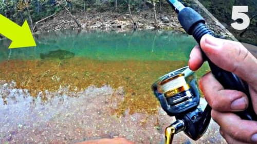 ULTRA CLEAR Creek Fishing for Backwoods Bass!!!